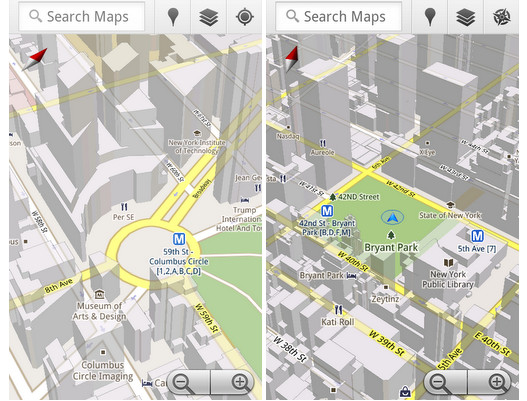 Google launches 'next gen' Google Maps v5 for Android 