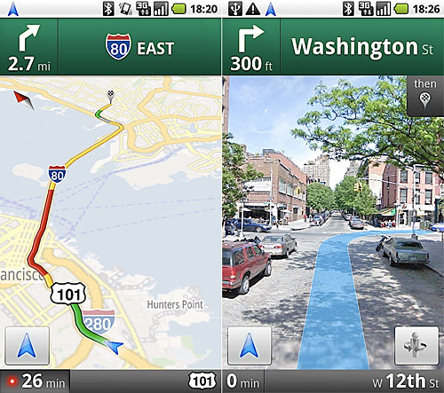 Google Maps Navigation: free turn-by-turn navigation for Android 2