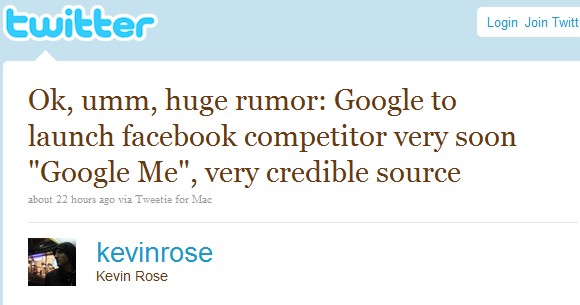 Google gunning for Facebook with Google Me?