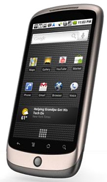 Google unveils Nexus One phone