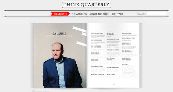 Google launches Think Quarterly, a swish online magazine