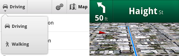 Google Maps for Android goes walkies