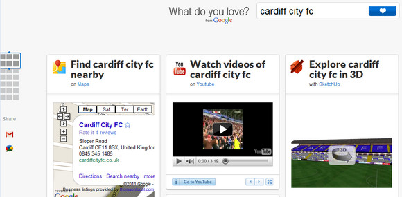 Google's new wdyl.com website asks 'What Do You Love?'