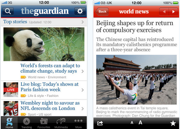 Guardian shuns Android and introduces iPhone subscription charges