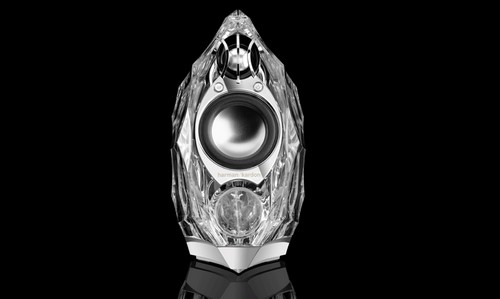 Harman Kardon's GLA-55 wedge-wallopin' crystal speaker system hits the UK