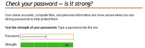 How secure is your password? Put it to the test here