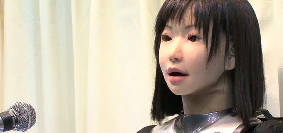 Japanese HRP-4C Humanoid Robot sings and breathes!