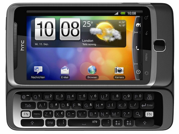HTC Desire Z packs Android 2.2 and QWERTY keyboard