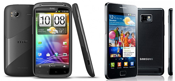 Smartphone smackdown: HTC Sensation versus Samsung Galaxy S II