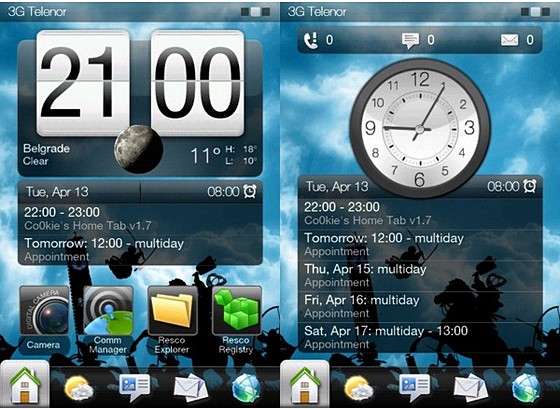 HTC Windows Mobile interface gets hacked into a thing of beauty