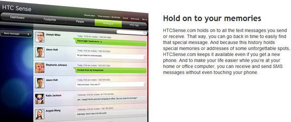 HTCSense.com - remote services for HTC Desire HD and HTC Desire Z handsets