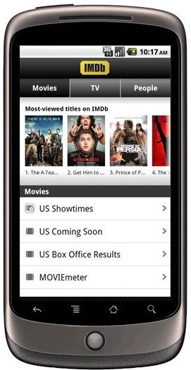 IMDb Android app for movies & TV trailers, info and reviews