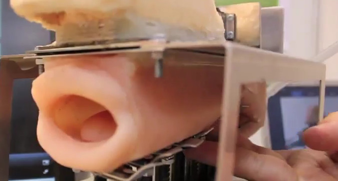 Scary silicon robot mouth looks like a sex toy, sounds like a rampant walrus