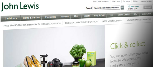 John Lewis offers in-store Wi-Fi, invites customers to get price comparing