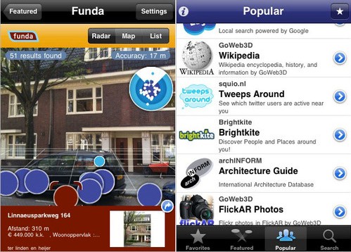 iPhone gets Layar Augmented Reality App