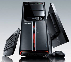 Lenovo IdeaCentre B500 all-in-one and K300 guns for gamers