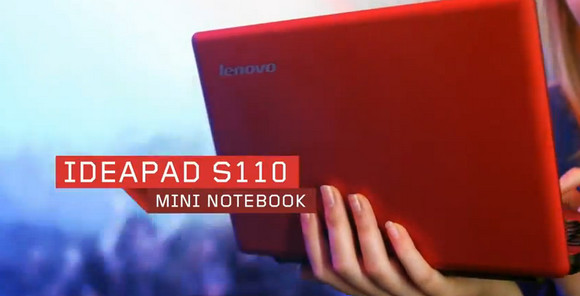 Lenovo Ideapad S110 netbook, sorry, mini notebook, shown off in slick video teaser
