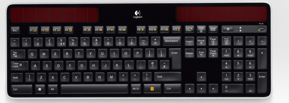 Logitech Wireless Solar keyboard K750 announced