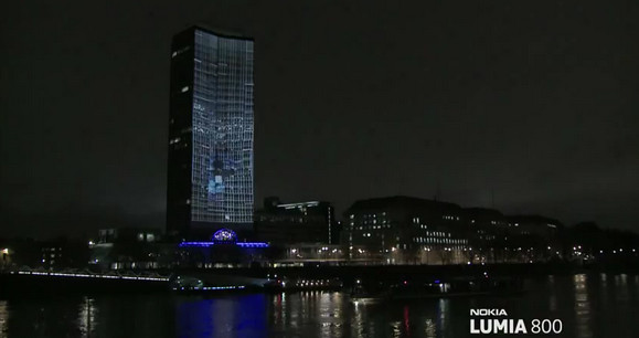 London's Millbank tower virtually throbs and collapses in Nokia Lumia light show