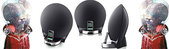 Luna 5 Encore - alien shaped iPod dock by Edifier