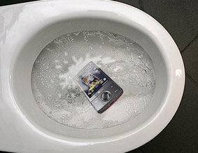 Dropped your phone down the loo? Don't panic!