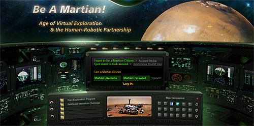 NASA invite you to Be A Martian