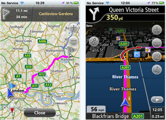 NavFree serves up free satnav for iPhone and iPad