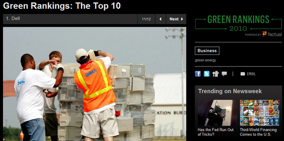 Newsweek environmental rankings: Dell and IBM grab the tech honours