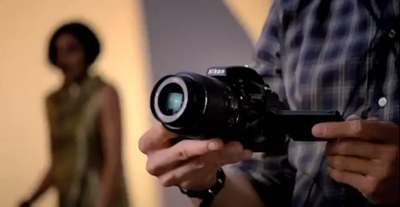 Nikon shoots its D5100 TV commercial - on a Nikon D5100. Crazy!