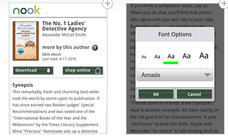 Barnes & Noble released NOOK for Android bookworms