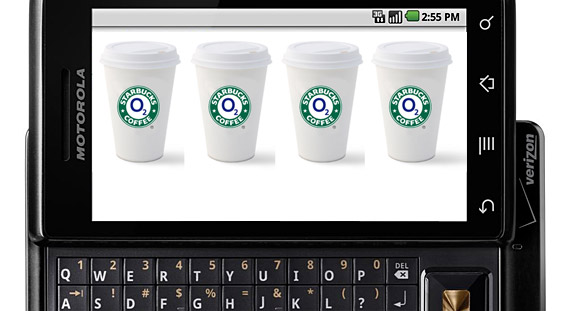 o2 team up with Starbucks and L’Oreal for location based SMS vouchers