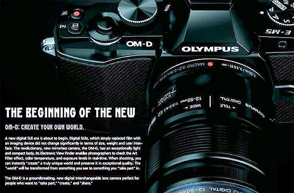 Olympus OM-D SLR photos leak out - and it looks fabulous