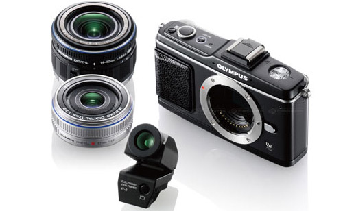 Olympus E-P2 Micro Four Thirds retro camera looks a good 'un