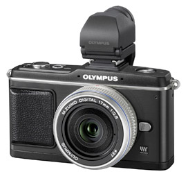 Olympus E-P2 Micro Four Thirds retro camera looks a good 'un