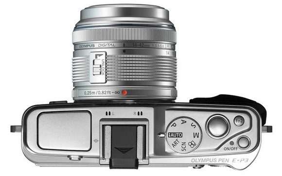 Olympus PEN E-P3 Micro Four Thirds touchscreen camera looks a beaut