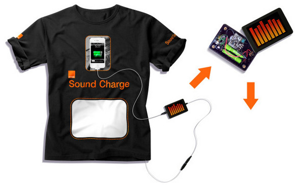 Glastonbury revellers risk ridicule with Orange's recharging t-shirt