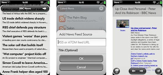 News Feed - RSS news reader for Web OS