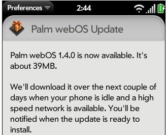 Palm webOS 1.4 hits the UK, Flash and video support added