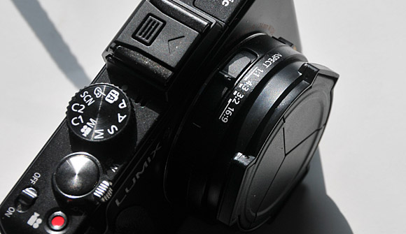 Lumix LX5 and the fantastic JJC Lens Cap - get one now!