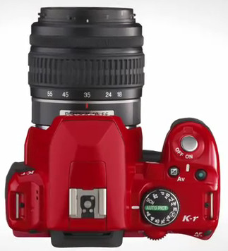 Pentax K-r mid priced dSLR comes in bright red