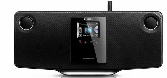 Philips Streamium wireless micro Hifi system cuts a dash