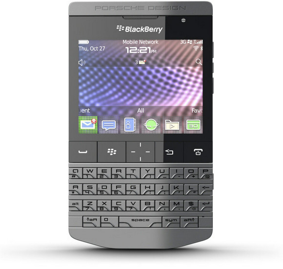 Porsche Design P'9981 BlackBerry Por Homme - beastly macho design stuck on a Blackberry