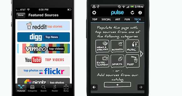 Pulse 2 Android/iPhone RSS reader packs in more features