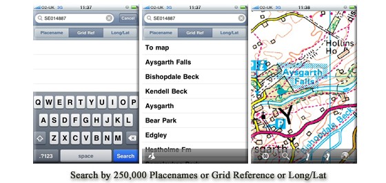 iPhone outdoors: Ordnance Survey mapping for wallkers