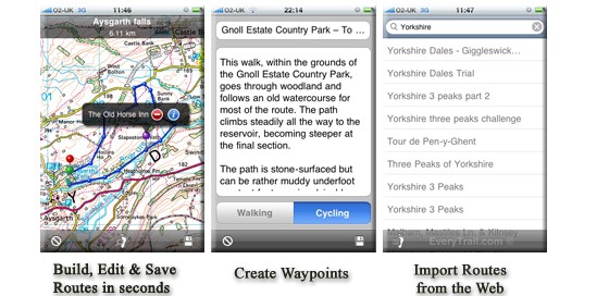iPhone outdoors: Ordnance Survey mapping for wallkers