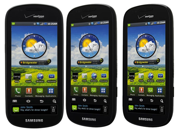 Verizon Samsung Continuum goes for double screen fun