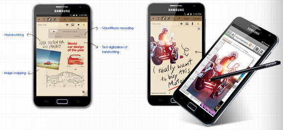 Samsung GALAXY Note shows off its sketching action in TV advert