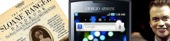 Stupidly expensive Giorgio Armani Samsung Galaxy S handset swans into the UK