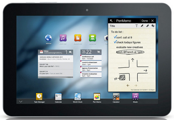 Samsung Galaxy Tab 10.1 with Android 3.1 a 'few days away'