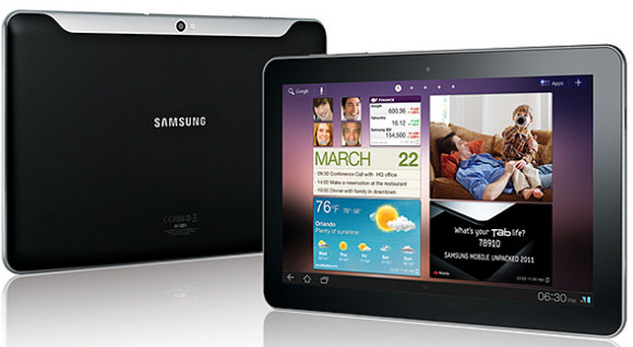 Samsung Galaxy Tab 10.1 with Android 3.1 a 'few days away'